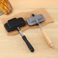Non-Stick Rectangular Pan Breakfast Tongs Grill Pan Breakfast Grill Pan Gas Baking Sandwich Grill Pa