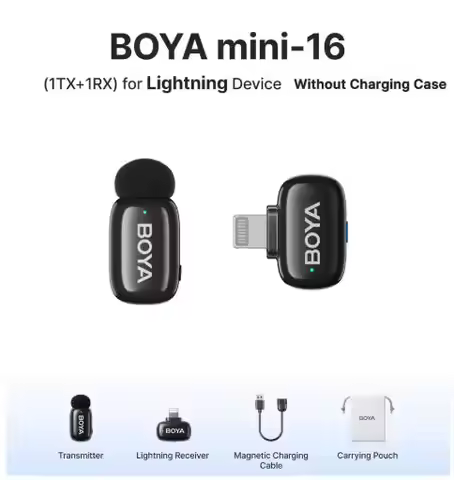 on sale BOYA BOYA mini Wireless Lavalier Microphone for iPhone 15/16