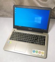 華碩15.6吋筆電K556U/i5-7200U/Anvidia 940M/8G/SSD 256G/1080P/金色