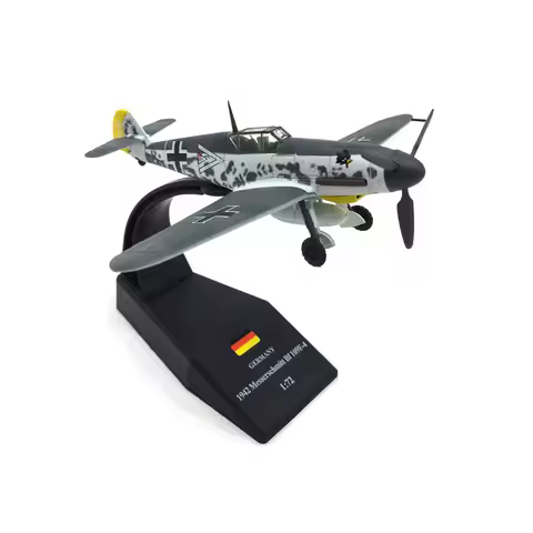 JASON TUTU 1/72 Scale Diecast Alloy Model German Fighter War Thunder BF109 Military Missile Bomber B