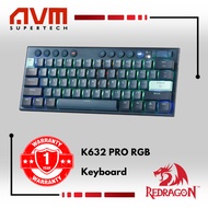 AVM REDRAGON K632 PRO Noctis 60% Wireless RGB Mechanical Keyboard