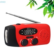 JRMO Emergency Hand Crank Radio With LED Flashlight For Emergency Portable Weather Radio For Camping
