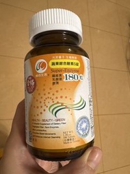 Super-Enzyme S 180 Tablets 蔬果綜合酵素S錠 纖維素 乳酸菌 酵素