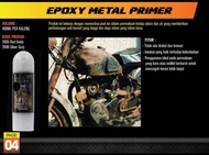 SAMURAI PAINT EPOXY METAL PRIMER RED OXIDE 2K05 EPOXY MERAH ANTI KARAT - TOKOASMA