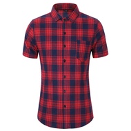 Bentop Regular Fit Short Sleeve Shirt Baju Lengan Pendek Kemeja Lelaki