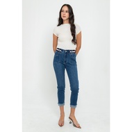 2023 Jeans - Pants Elastic Waist JeansWanita 7/s8 C168 (CAP26)