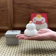 MUDLAB | 鏡餅達摩擴香石 / 水泥三方線香座器物 具功能擺設