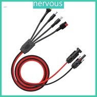 NERV Heavy Duty Solar Charger Wire For DC7909 DC5521 XT60 Devices Foldable Wire