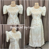 Filipiniana Emelda Long Dress