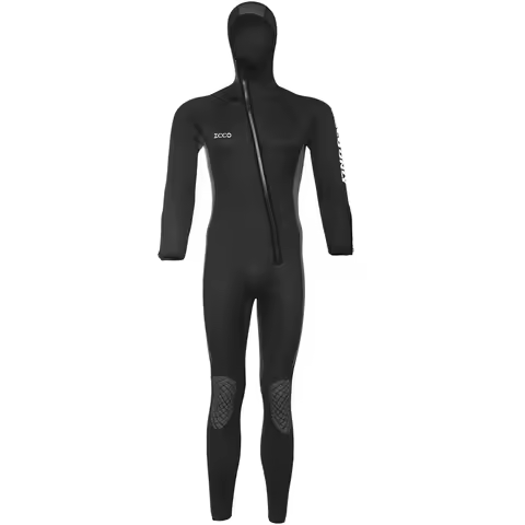 ZCCO Men 5MM Neoprene Hood Wetsuit Full Body Diving Suit Snorkeling Surfing Scuba Spearfishing Winte