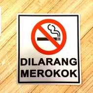 K3 LABEL SIGN NO SMOKING SAFETY SIGN. SIZE 8X9CM