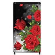 MAWAR MESIN HITAM MERAH 1 &amp; 2-door Refrigerator Sticker/ 2-tube Grandson Machine/ Stove/ 2-burner Ricecoocker/2 Liter Rose Red Black