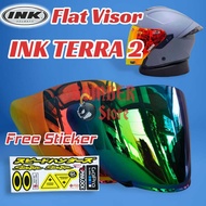 Ink terra 2 glass, ink terra 2 helmet flat visor, venom iridium revo flate