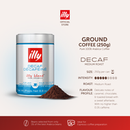 illy Ground Decaffeinated Coffee 250g