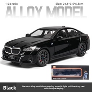 XinAo 1/24 BMW 5 Series Alloy Car Model Pull Back Sound Light Toy Car Simulation Sedan Children's Gi