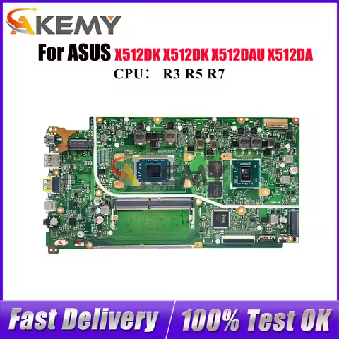 X512DK Laptop Motherboard For ASUS VivoBook X512D V5000d X512DAP M5050D F512D M512D X512DK X512DAU M