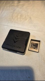 Chipfancier Gold 1TB CFExpress B Card + ProGrade Digital CFexpress Type B/ SDXC UHS-II 雙卡槽讀卡器
