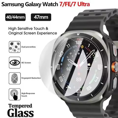 Glass Protective Film For Samsung Galaxy Watch 7 Ultra 6 5 4 Screen Protector Samsung series 44mm 40