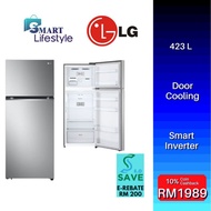 《Save 4.0》LG 423L Top Freezer Fridge in Platinum Silver Finish GN-B392PLGK Refridgerator PETI SEJUK 冰箱