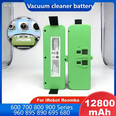 0 Original For iRobot Roomba 14.4V 12800mAh Battery Roomba 500 600 700 800 Series Vacuum Cleaner iRo