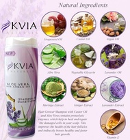 KVIA Naturals Shampoo and Conditioner With Castor Oil Grape Seed Oil Argan Oil Aloe Vera Vegetable G