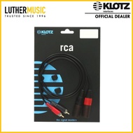 [OFFICIAL DEALER] Klotz AT-CM0300 Unbalanced Stereo Twin Cable RCA - XLRM (3m)