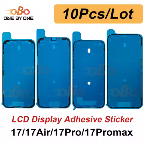 10Pcs LCD Display Adhesive Waterproof Seal Sticker for iPhone 17 Pro Max Air Front Side Seal Tape Gl