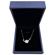 BIOAM 佰歐安 一克拉莫桑鑽手鍊 美鑽太陽花純銀鍍18K白金 10g 1個