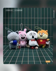 不議價） 西村優志 / 西村裕二 ★ 8月景品 公仔吊飾  1set 4款 ☆ 壞壞貓 / 戀愛兔 / 開心熊貓 / 小鼠  ☆ 保齡球主題 ☆ 日本 Round1 限定