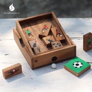 SiamMandalay SOCCER GAME Wooden Handicraft Brain Training Problem Solving Iq Development Not Just A 