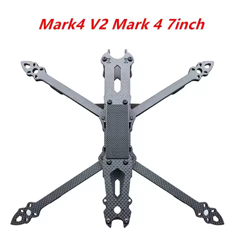 MARK4 7 inch V2 version through the rack HD drone FPV long voyage load carbon fiber racing mavic air