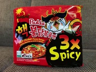 Samyang Super Spicy fire noodles 3X Spicy 140g Family (5pcs in a pack)