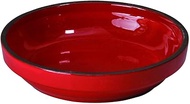 Azuki Kiln Made in Japan Tableware Ajillo 5.8 x 1.3 inches (14.7 x 3.2 cm), Red