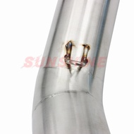For BMW C650GT C650 GT Exhaust Motorcycle Mid Pipe Modified Motorcross Slip on Stainless Steel Conne