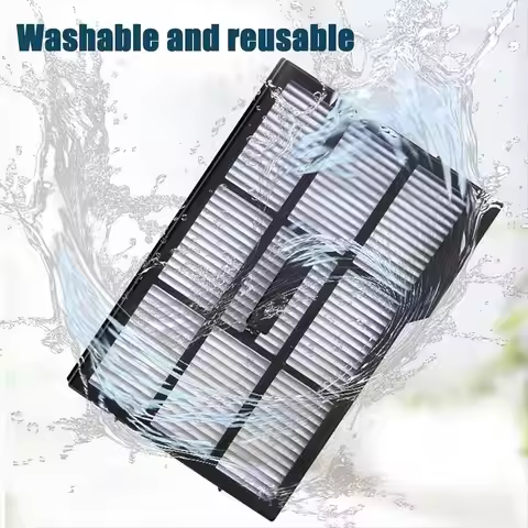 (ABJZ) For Eufy E25 Omni / E28 Omni Robot Vacuum Replacement Parts Kit Main Side Brush Mop Roller He