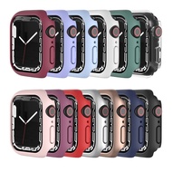 Case Cover for Apple Watch Series 7 41mm 45mm Hard PC Protective Bumper Protective Watch Case 45mm No Screen Protector