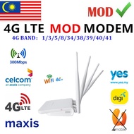 Modded / Modified Unlocked 4G LTE CPE Wifi Router 150Mbps Mobile Tethering Hotspot Wireless Modem sa