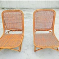 [老件] 籐椅 2張 日本和室椅 良品 民國50年代 無印