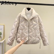 Womens Down Coat 2023 Autumn/Winter New Fashion Free Wash Bright Face Small Cotton Coat Womens Korea