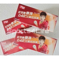 [100% Original] DHS D40+ 3-Star Table Tennis Balls Celluloid 3-Star Seamed Ping Pong Ball Bola Ping 