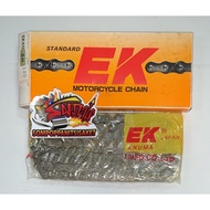 Chain 415-120 Links EK(japan) Black (Steel Color) Orange Box (New And Old)