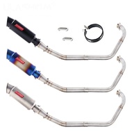Exhaust Muffler YZF-R15 R5 MT-15 MT 15 125 2008-2017 Motorcycle Full Exhaust Escape System Middle Li