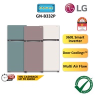 LG Refrigerator 2 Door Inverter 360L Fridge Peti Sejuk Peti Ais 2 Pintu Inverter Murah 冰箱 GN-B332PMG