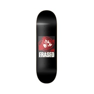 Erased Skateboard Red Girls Deck 8.25