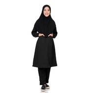 Jubah Seluar Wanita Muslimah Suit Umrah Murah Poket Hidden Wanita Perempuan Plus Size S to 6XL