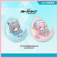 Keychain Blue Archive Takanashi Hoshino Sunaokami Shiroko Sorasaki Hina Izayoi Nonomi Blue File Azur