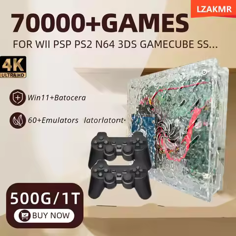 NEW X9 Retro Mini Game Box Super Console 4G RAM Built-in 70000+ Games Emulators Accessories 4K HD Di