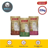 Misha Cat Dry Food 20kg - Adult / Kitten / Makanan Kucing / Chicken Tuna / Ocean Fish