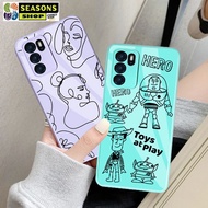 HP [ MK2 ] Macaron Glass Protect Camera For Oppo A16 | Oppo a16 Case | Oppo A16 Casing | Case Oppo A