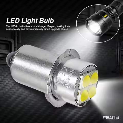 P13.5S PR2 LED Upgrade Bulbs White Maglite Flashlight Mag Light LED Bulb DC Replacement Bulbs Torche